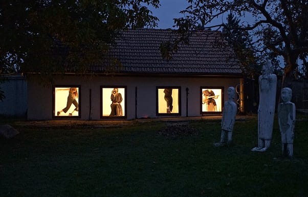 Martina Mlčúchová VIA MOLAE/ CESTA MLYNA site-specific performance